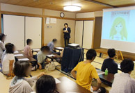 2012年7月14日「ジュリアの音信」映写とお話の会の様子